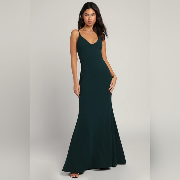 Lulus Dresses & Skirts - Lulus Infinite Glory Forest Green Maxi Dress